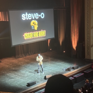 Steve-O at Winnipeg, MB in Burton Cummings Theatre 2025