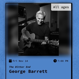George Barrett Tickets, Tour Dates and Concerts