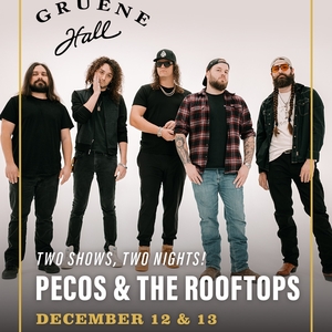 Pecos & The Rooftops Tickets, Tour Dates and Concerts