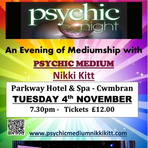 Psychic Medium Nikki Kitt Tickets, Tour Dates and Concerts