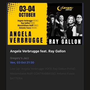 Angela Verbrugge @ Gregory's Jazz Club