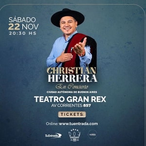 Christian Herrera - Y Matacos Tickets, Tour Dates and Concerts