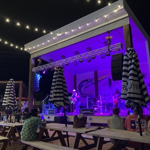 Aaron McBee at Port Aransas, TX in Sip Yard Port Aransas 2025