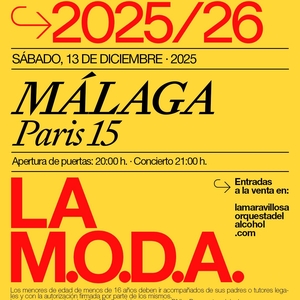 Entradas, fechas de la gira y Conciertos de La Maravillosa Orquesta del Alcohol