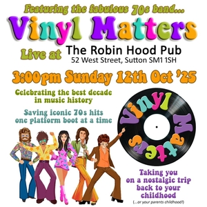 Vinyl Matters Band @ Robin Hood