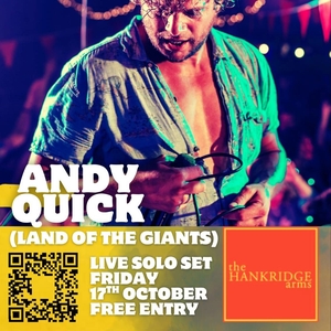 Billets pour Andy Quick Taunton, The Hankridge Arms 17 octobre 2025 ...