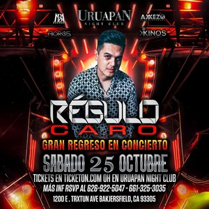 Regulo Caro Tickets, Tour Dates and Concerts