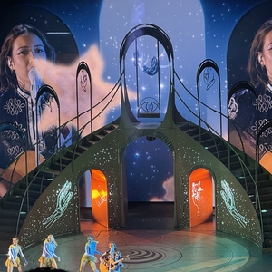 Laufey at Morrison, CO in Red Rocks Amphitheatre 2025