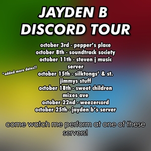 Jayden B Tickets, Tour Dates and Concerts