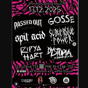 Passed Out Tickets, Tourdaten und Konzerte