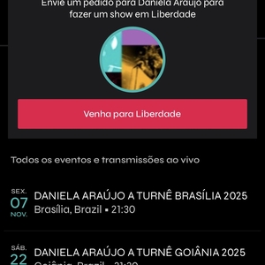 Daniela Araújo at Curitiba, Brazil in Theater Fernanda Montenegro 2025