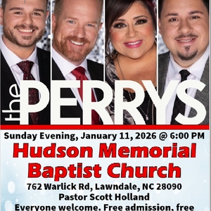 The Perrys Lawndale Tickets, Hudson Memorial Baptist Church Jan 11 ...