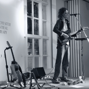Cole Stacey at Manchester, United Kingdom in Manchester Central Library 2025
