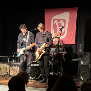 Aynsley Lister at Church Crookham, United Kingdom in Crookham War Memorial Hall 2025