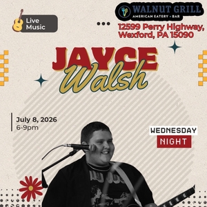 Jayce Walsh: Live at walnut grill Wexford!