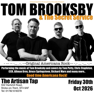 Tom Brooksby Tickets, Tour Dates and Concerts