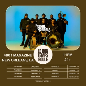 The Soul Rebels Tickets, Tour Dates and Concerts