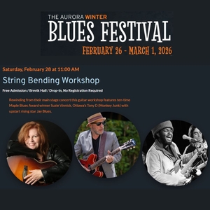 Suzie Vinnick Music @ Aurora Cultural Centre