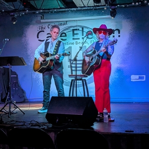 Mary Gauthier at Saint Augustine Beach, FL in Cafe Eleven 2026