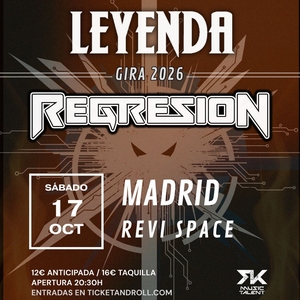 REGRESION Tickets, Tour Dates and Concerts