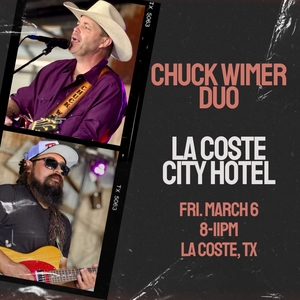 Tiquetes gratis para Chuck Wimer en LaCoste el 6 de marzo de 2026 en ...