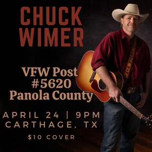Chuck Wimer Carthage Tickets, Panola County Texas Veterans Of Foreign ...