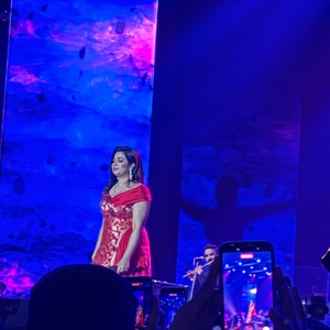Shreya Ghoshal at New Delhi, India in NSIC Exhibition Ground Gate 6 2026