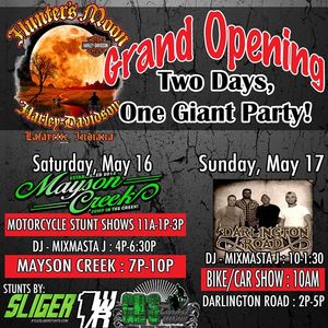 Bandsintown Mayson Creek Tickets Hunter S Moon Harley Davidson May 16 2015
