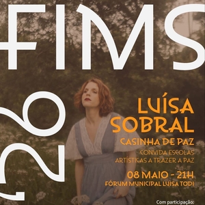 Cartaz: Luísa Sobral @ Municipal Forum Luísa Todi