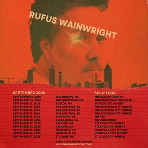 Needham Times Events - Rufus Wainwright: City Winery (Early Show)