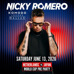 Nicky Romero Dallas Tickets, Komodo Jun 13, 2026 | Bandsintown