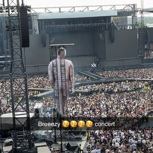 Chris Brown at Birmingham, United Kingdom in Villa Park 2026