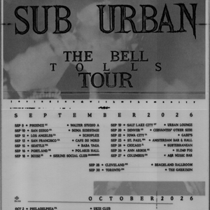 Sub Urban Tickets, Tour Dates and Concerts