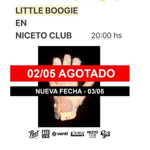 Little Boogie Buenos Aires Entradas, Niceto Club 3 de mayo de 2026 ...