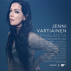 Billets, dates de tournée et concerts pour Jenni Vartiainen