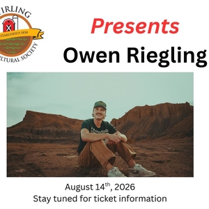 Owen Riegling Stirling Tickets, Stirling Fairgrounds Aug 14, 2026 ...