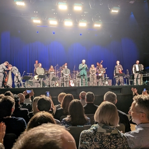 George Dalaras at East London, United Kingdom in indigo at The O2 2026