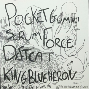 Pocket Gum / Scrum Force / Deftcat / King Blue Heron