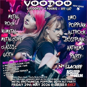 VOODOO LONDON - metal emo punk party