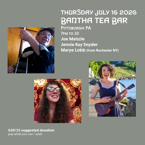 Joe Matzzie / Jennie Kay Snyder / Marye Lobb LIVE at Bantha Tea Bar
