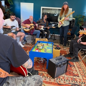 8 Ball Aitken at Glass House Mountains, Australia in 8 Ball Aitken Guitar Workshop Masterclass 2026
