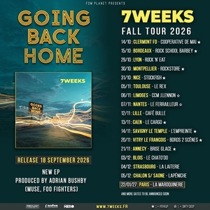 7 WEEKS Tickets, Tour Dates and Concerts