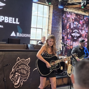 Sela Campbell at Nashville, TN in Dierks Bentley's Whiskey Row 2026