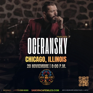 Entradas, fechas de la gira y Conciertos de Edgar Oceransky