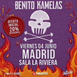 Benito Kamelas Tickets, Tour Dates and Concerts