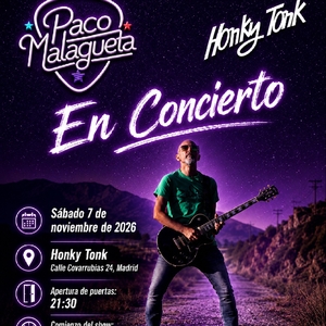 Paco Malagueta Tickets, Tour Dates and Concerts