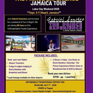 The Prince Experience Paynes Town Tickets, Woodstock Bar And Grill