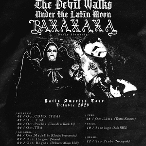 Entradas, fechas de la gira y Conciertos de Baxaxaxa