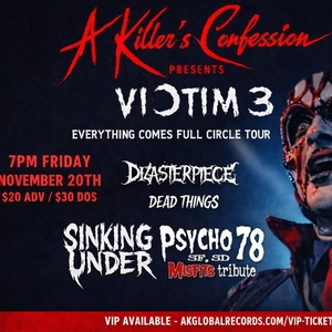 Sinking Under Tickets, Tour Dates and Concerts