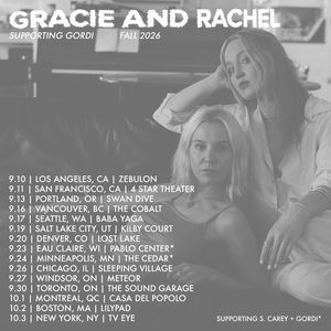Gracie and Rachel Tickets, Tour Dates and Concerts